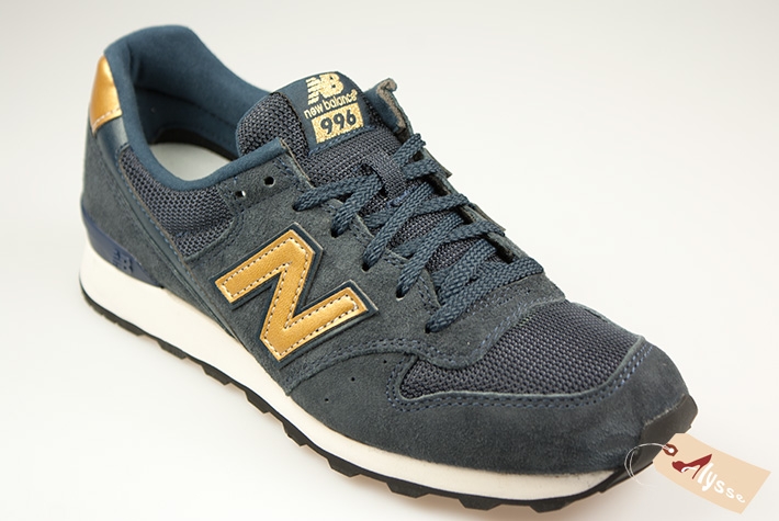 new balance bleu doré